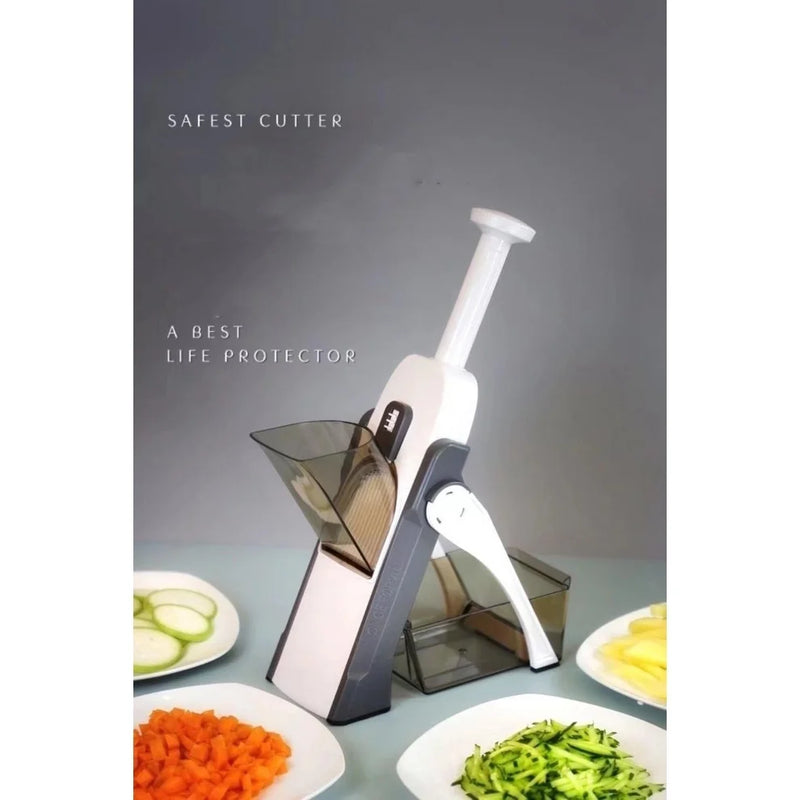 Cortador de legumes multi funções 

Multifunctional Sly Cutter with 5 Functions: Ideal for Cutting Potatoes, Vegetables and Vegetables with High Quality and Efficiency