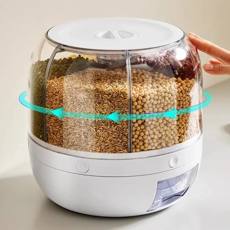 Rotativa grão e arroz armazenamento Container, Rotatable Barril, Selado Cereal Dispenser, Organizador, Balde, Cozinha Suprimentos, 6kg

6kg Rotating Grain Rice Dispenser Storage Container Barrel Sealed Rotatable Cereal Dispe